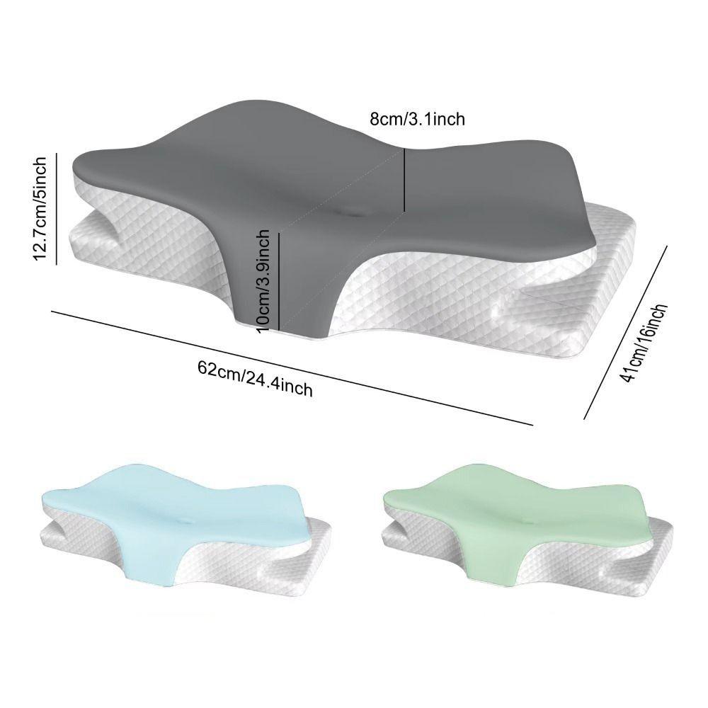 5D Partition Orthopedic Pillow Slow Rebound Neck Guard Pillow Ergonomic Neck Pillow  Bed Use