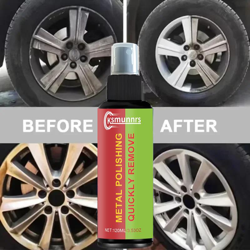 Rongnian Universal Rust Removal Spray, Iron Out Rust Converter Spray, Metal Rust Remover, for Automobile Parts, Tires, Rims