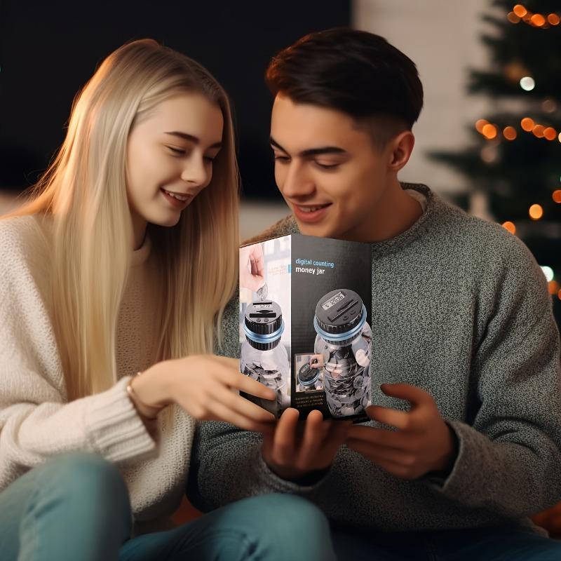 Coin Piggy Bank Saving Jar, Coin Counter with LCD Display Large Capacity Money Saving Box for All US Coins