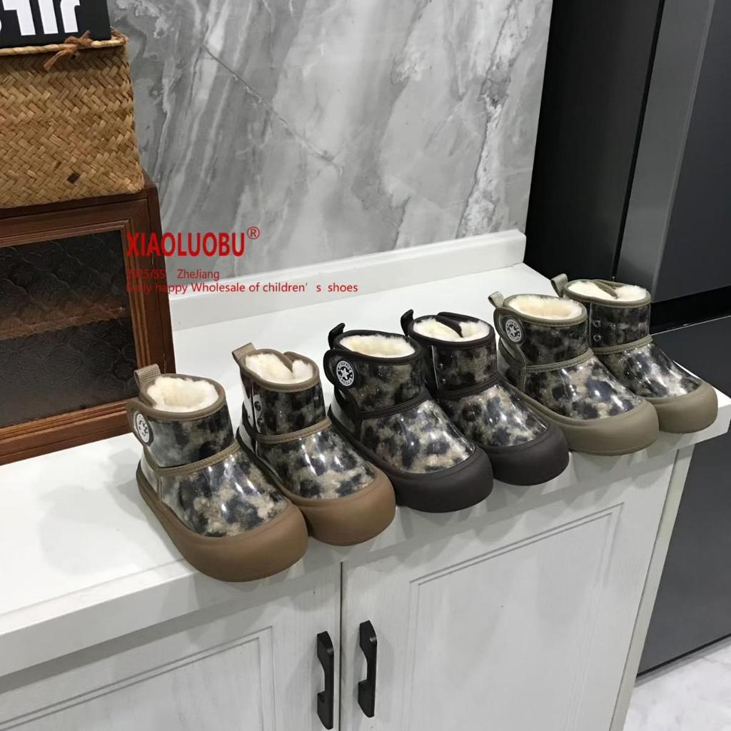 Kids' 2025 Winter Waterproof Anti-Kick Fashion Shoes - Warm, Comfortable Snow Boots for Boys & Girls