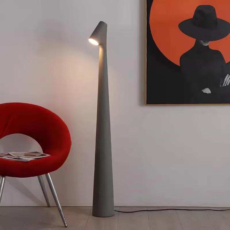 OIMG Modern Minimalist Iron Pipe Bedside Table Lamp