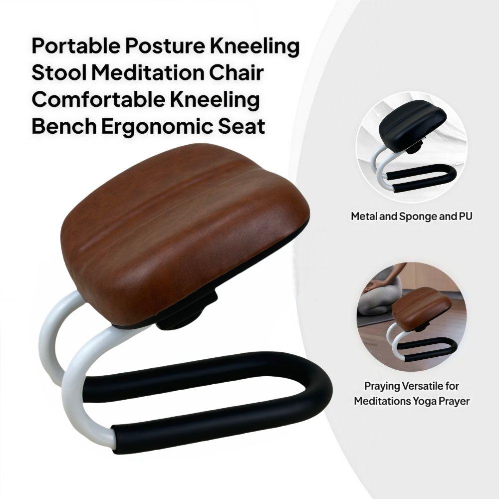 Adjustable Height Prayer Bench Portable Meditation Bench  For Studio Yoga Praying Prayer