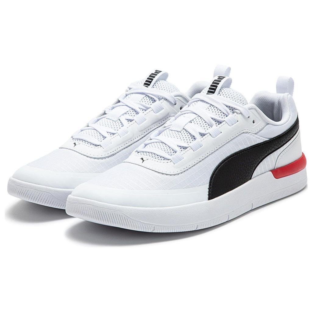 Puma Softride Archer Durable Low-Top Skate Shoes Unisex Skate Shoes White Black Red 391517-02