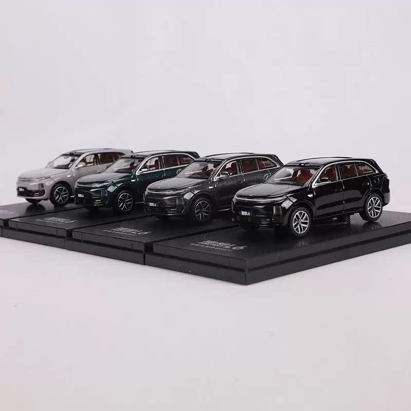Li Auto Mega L6 L7 L8 L9 1/64 Car Alloy Motor Vehicle Diecast Metal Model Kids Toys For Boys Friends Gifts Collect Ornaments