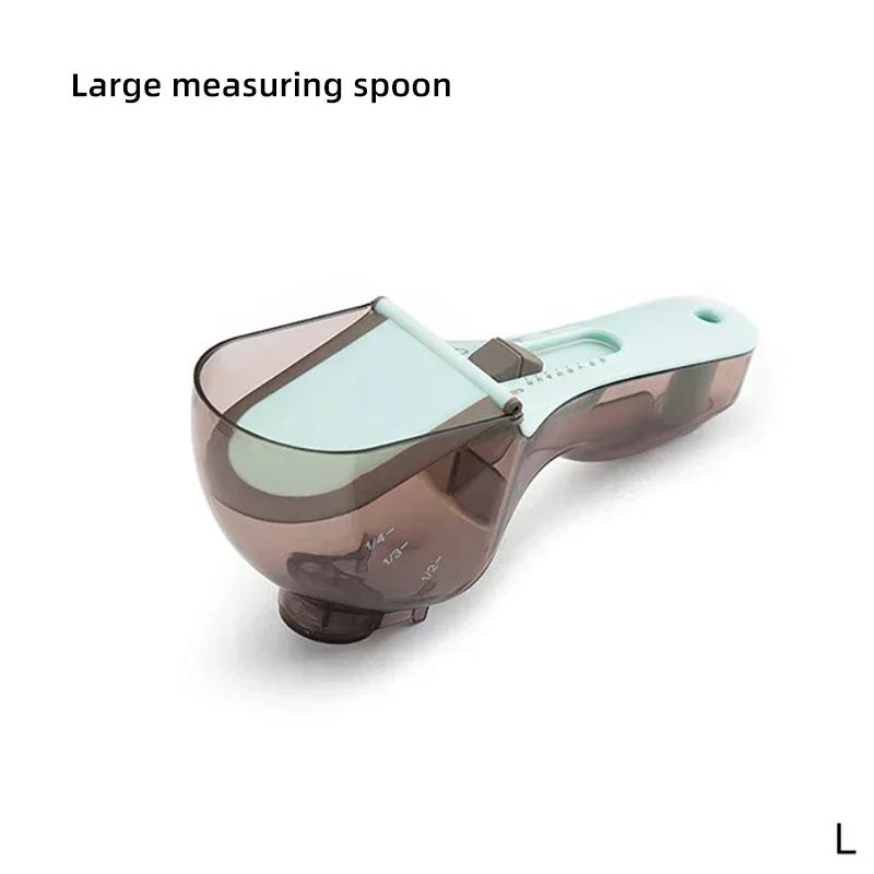 1 ks Nastavitelná odměrka Kuchyňské náčiní Plastová Odměrná lžíce na mléčný prášek Pečicí náčiní Přesné měřicí zařízení