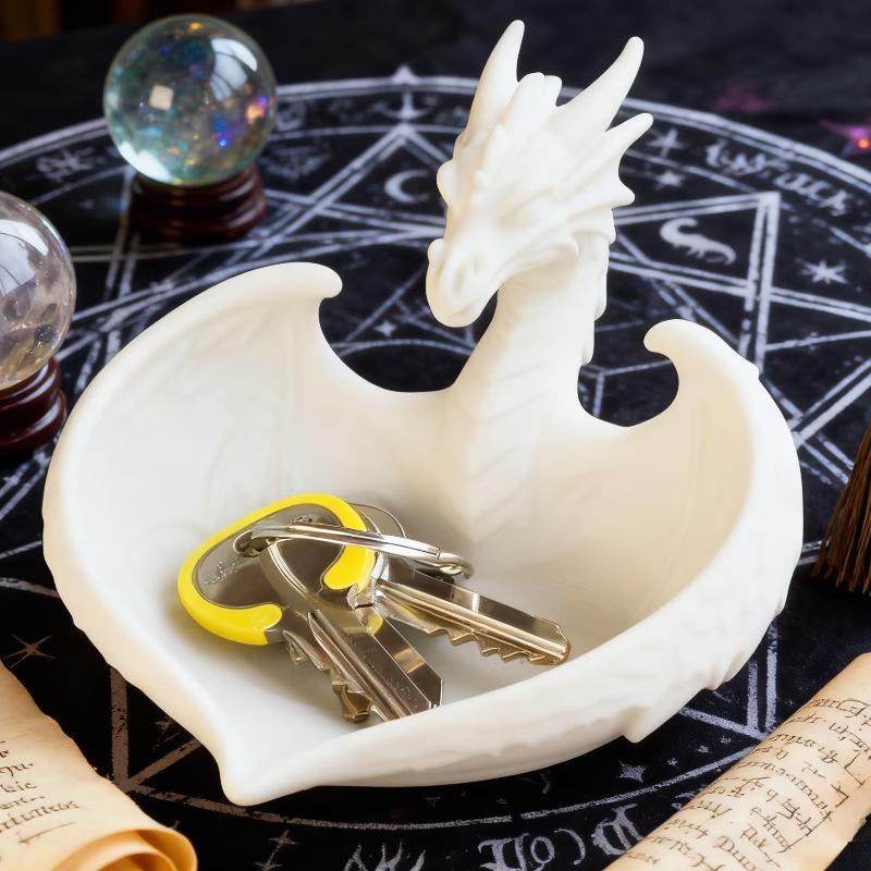 Minimalist Dragon Shape Jewelry Storage Tray Ins Mini Key Tray Simple Elegant Bracelets Organizer Room Decor