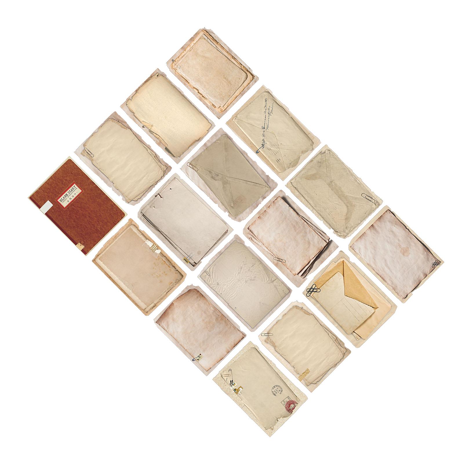 

Винтажная скрапбукинговая бумага Пустая Ретро Скрапбукинг Клейкая бумага для рукоделия Журналинга 30 листов Тип 1