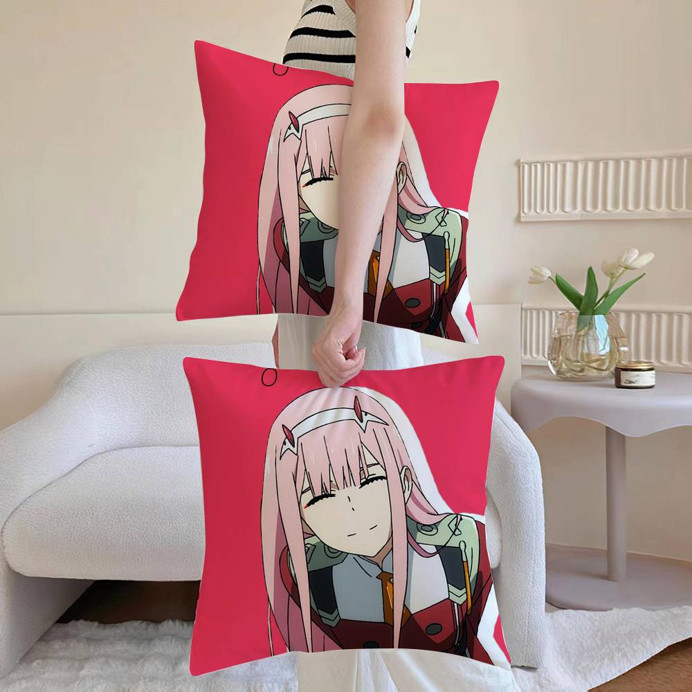 

Z-Zero T-Two 002 Pillow Case Anti-dustmite Pillowcase Invisible zipper silky Sofa cushion cover 12x12Inch