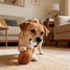 Robustes quietschendes Hundespielzeug für aggressive Kauer Unzerstörbares Trommelstock-Wurstförmiges Latex-Kauspielzeug für kleine, mittlere und große Rassen