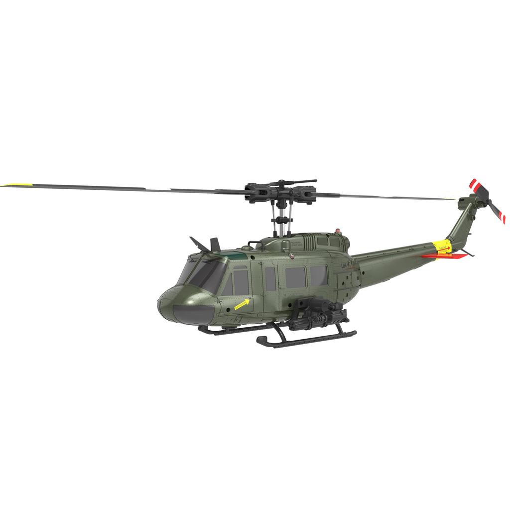 2.4G 6CH RC Helikoptéra, Hračky Armádní Letadlo, Jedno-vrtulová Bezkřidélková Helikoptéra na Dálkové Ovládání,