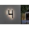 Numéro de maison lumineux solaire - paulmann - 79845 - led - noir - contemporain