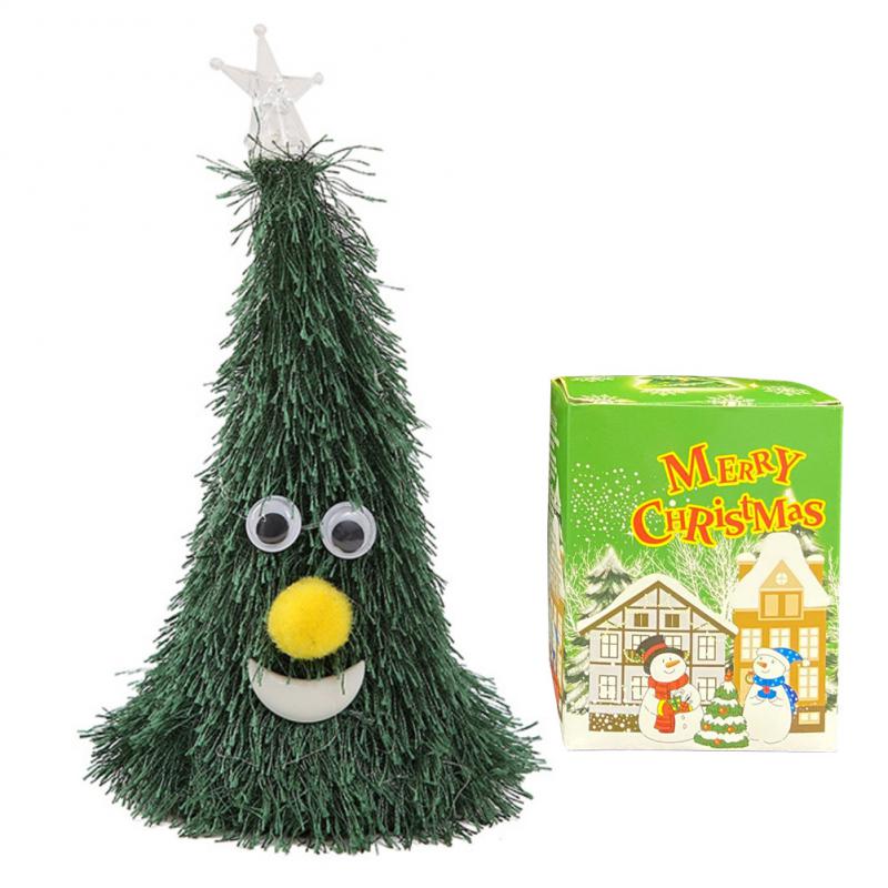 Electric Christmas Hat Funny Xmax Tree Toy Eye Catching Ornaments Dancing Christmas Supplies Xmax Creative Stuffed Animal Decor