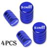 Car Wheel Tire Valve Caps Tyre Stem Covers Airdust Waterproof Accessories For Suzuki SX4 S Cross