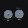 50Pcs Silicone Earring Stopper for Piercings Clear Discs Stabilizer Pads for Droopy Ears Heavy Earring Non Pull Support Patches