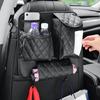 Elegant Back for Seat Organizer Durable Hanging Multi-Pockets Tissue Cup Organis