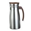 0.8 Liter Stainless Steel Insulated Carafe, Coffee Pot for Cold Drinks, Leakproof Lid, Beverage