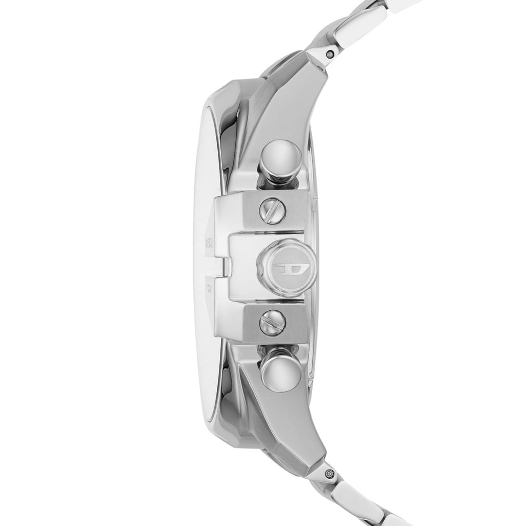 Diesel Men's DZ4477 Silver Stainless-Steel Japanese Chronograph Fashion Watch