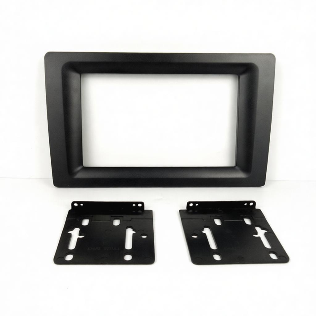 Automotive Center Console Conversion Frame 9 Inch Screen To 7 Inch DVD Trim Plate Dash Bezel Radio Mounting Panel Adapter