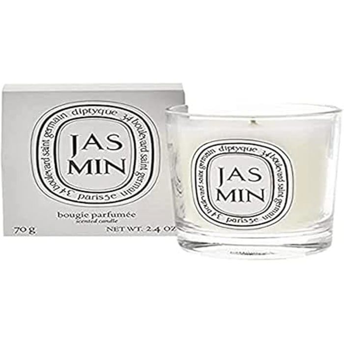 Bougie Parfumée - DIPTYQUE - Jasmin - Verre - 70 Gr - Blanc - Lumières Et Parfum D'ambiance