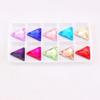 Mixed Color Crystal Buckles - Handmade Double Hole Glass Diamond for DIY Clothing