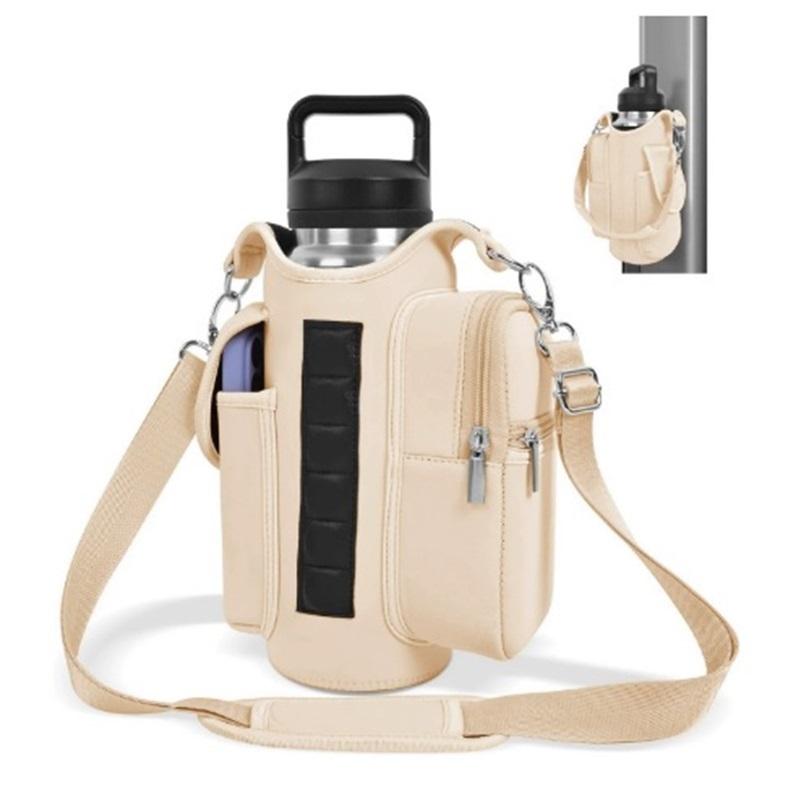 

Магнитный держатель для бутылки с водой для занятий спортом на открытом воздухе, 30 унций, изолированный чехол для стакана, магнитный держатель для стакана из подводного материала бежевый