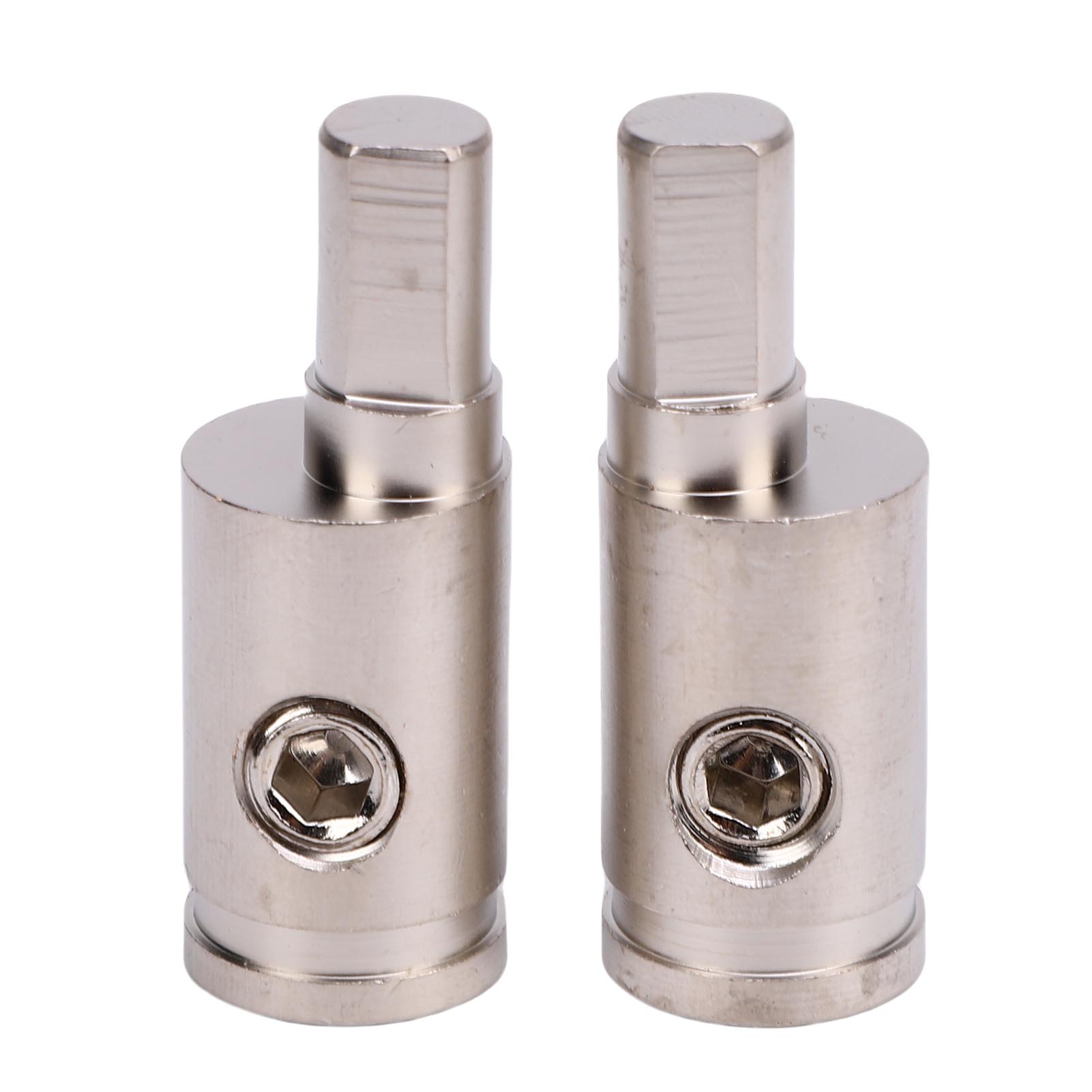 

1 Pair Brass Amp Input Reducers Car Sound Amplifier Wire Terminal Connectors for Vehicle Sound Systems Amp Input Reducer Adapter