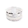 Klassisches handgewebtes Lederarmband Hohlbaum des Lebens Mehrschichtiges Lederarmband Europäischer und Amerikanischer Charm-Schmuck