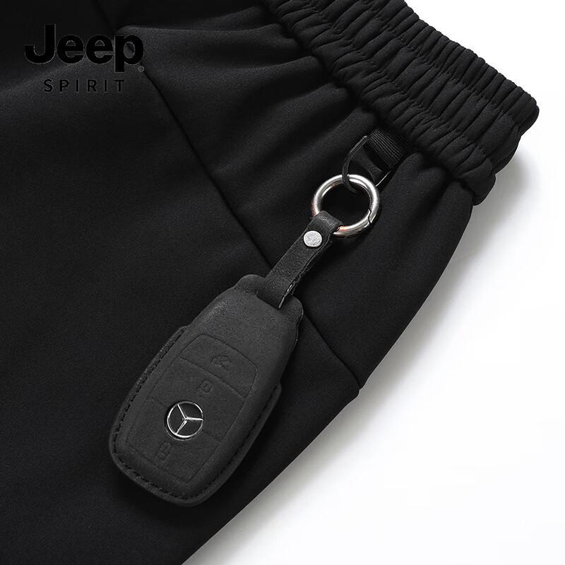 JEEP SPIRIT Men's Fleece-Lined Casual Pants