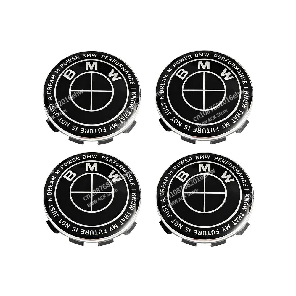 TZSW5 4pcs Car Wheel Center Caps 56mm/68mm Diameter for BMW