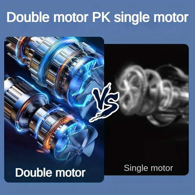 1 szt. Przenośny wentylator klimatyzatora Duża bateria Podwójny silnik Domowy mały klimatyzator 5-biegowy chłodzenie powietrza Zewnętrzny przenośny wentylator USB RV