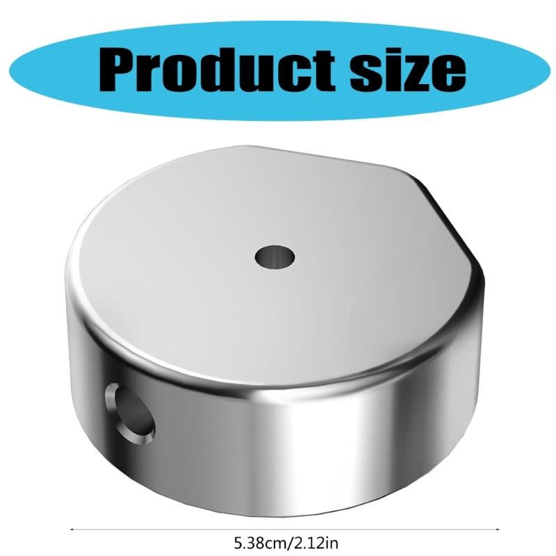 1/4 Screw Round Mount Adapter Aluminum Tripod 1/4 Screw Adapter Bracket Pipe 1/4 Screw Adapter