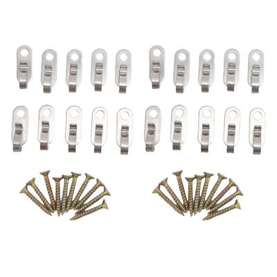 String Lights Hanger Hooks Stainless Steel Outdoor Screw Hooks for Hanging Outdoor Patio Lights LED Lights Colorful