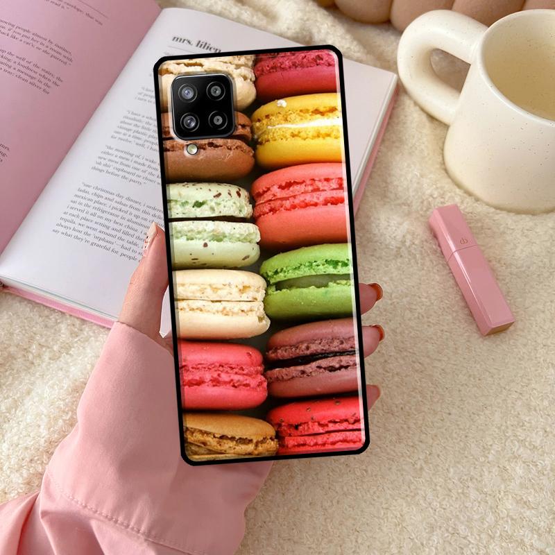 Macarons Cake Dessert For Samsung Galaxy A16 A26 A36 A56 A06 A53 A33 A13 A12 A32 A52 A55 A35 A15 A54 A34 A14 Case