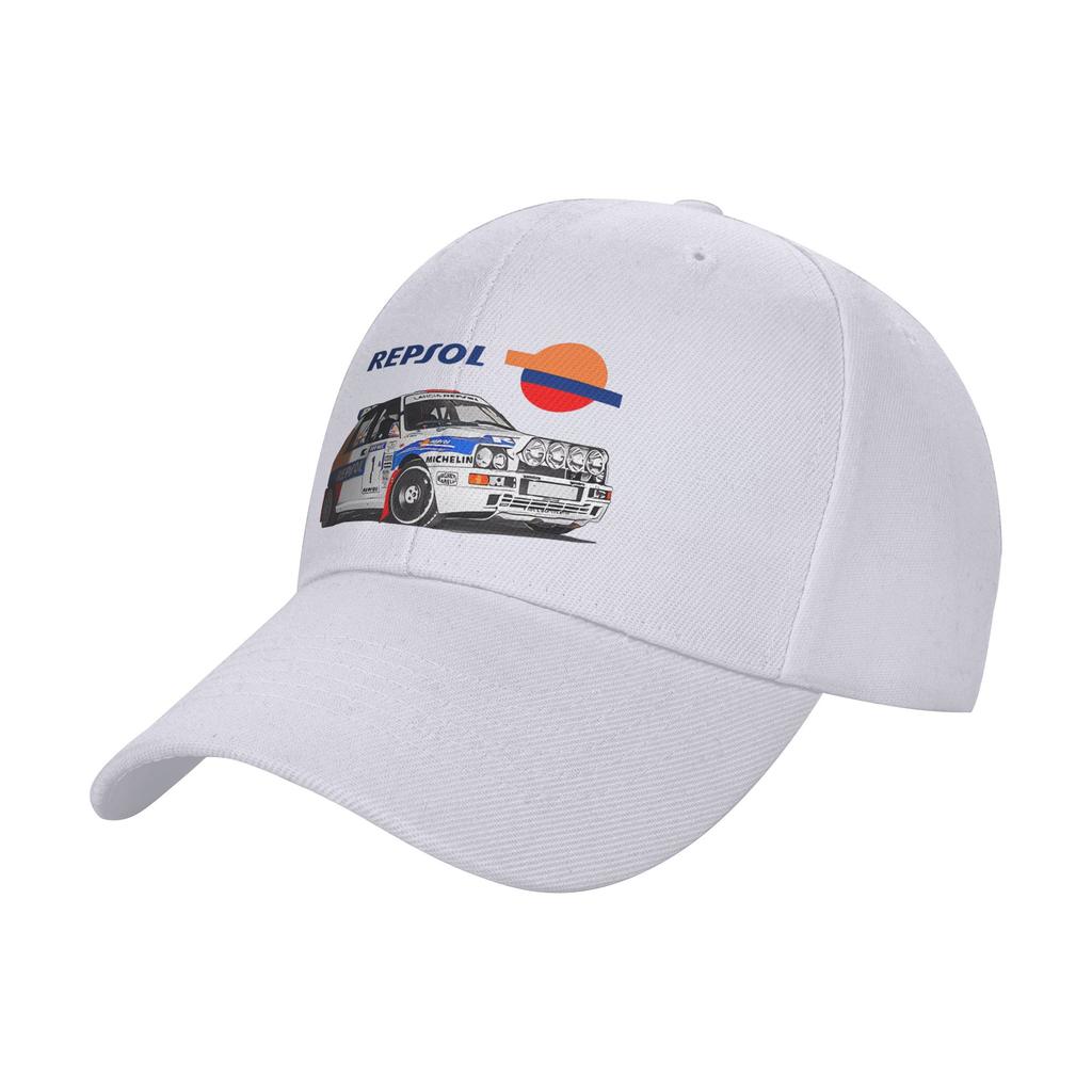 Fashion Lancia Repsol Rally Wrc Carlos Sainz White Curved Brim Baseball Cap Snapback Cap