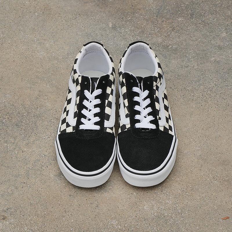 

VANS Ward Checkerboard Low-Top Skate Shoes 38.5