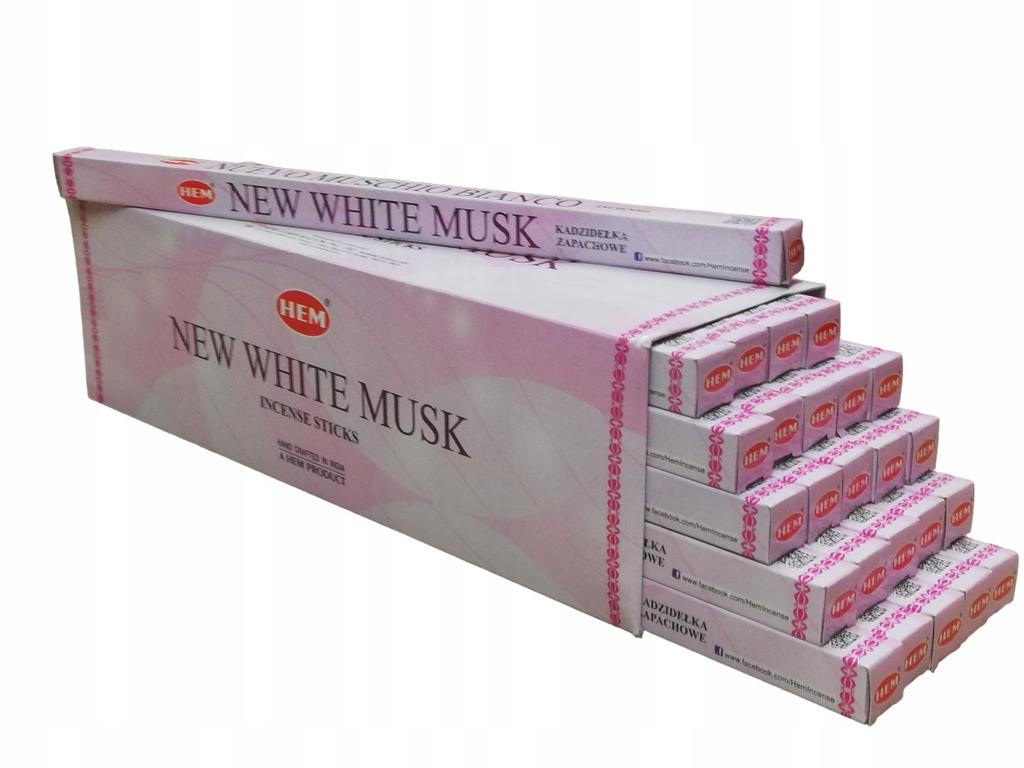 Hem Incense Sticks - New White Musk - 200 Pcs