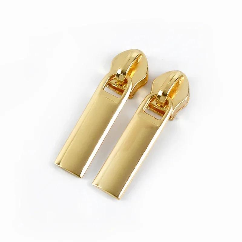 5/10/20Pcs Meetee 5# Zippers Slider Pullers for Nylon Zipper Tapes Sewing Zip Closure Heads Repair Kits Bag Garment Accessories