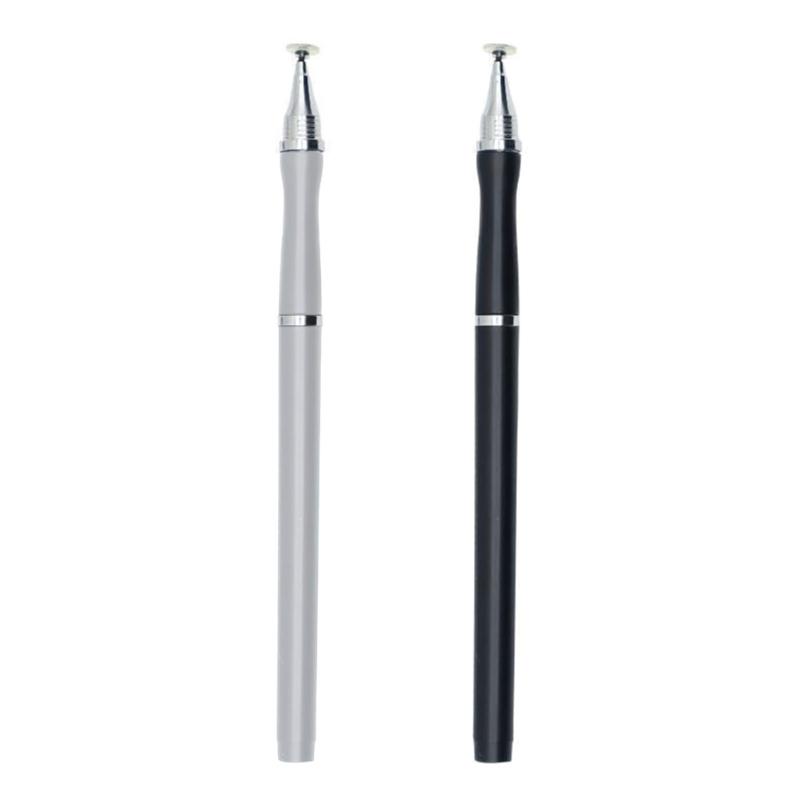 Ergonomic Grip 2 In 1 High Sensitivity Capacitive Touch Pen Sensitive Drawing Note Taking Comfortable for Tablets Phones