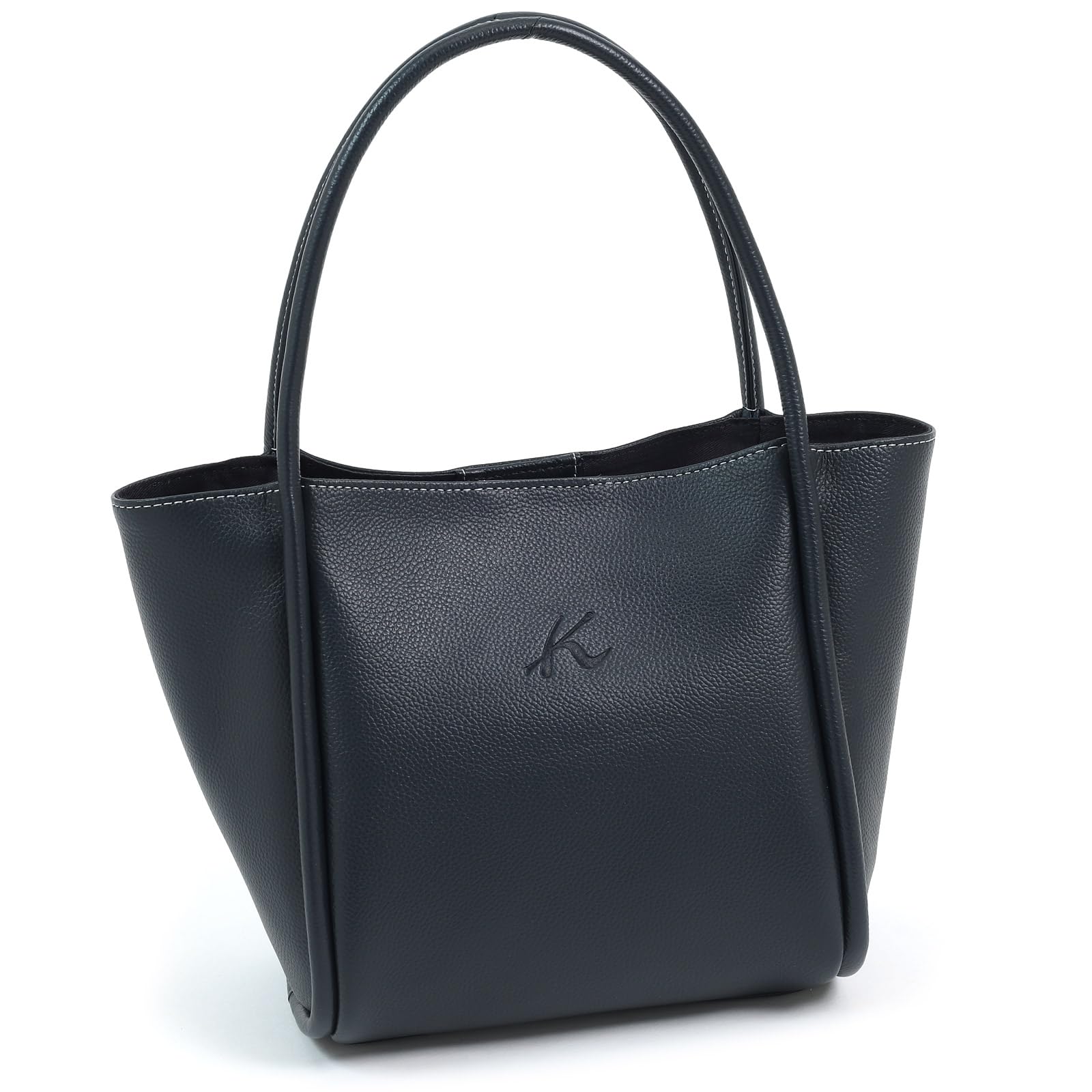 

Small Handbag Dark Stitch 10901 [Kitamura] Y-1352 Women s Blue/White [Navy]