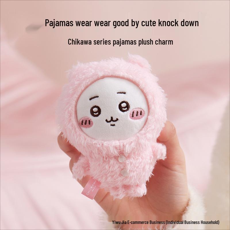 Cartoon Cute Chiikawa Pajamas Hachi Usagi Plush Toy Doll Pendant