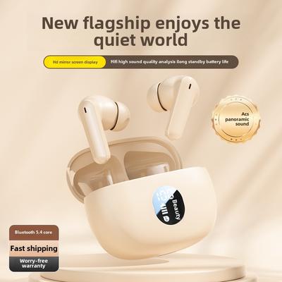 Căști Bluetooth fără fir cu durată lungă de viață a bateriei și anulare a zgomotului