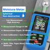 SNAKOL Pinless Wood Moisture Meter Digital Hygrometer Non-contact Timber Damp Detector Wall Humidity Tester Type-C Rechargeable