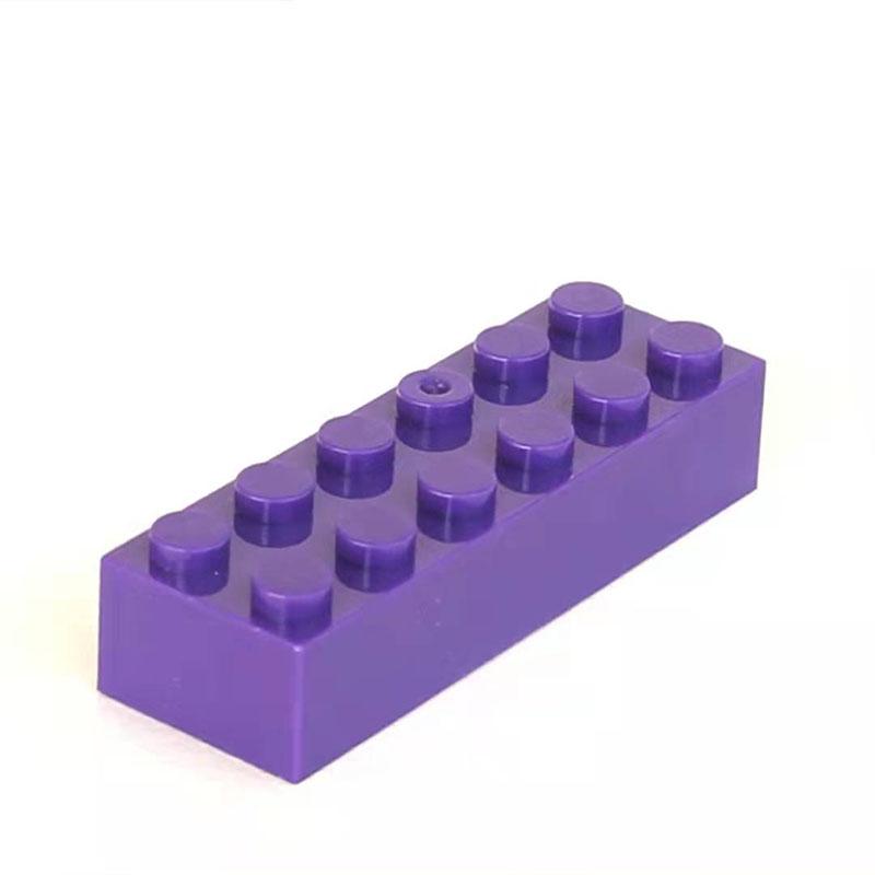 100g 2x6 Dot DlY Assembling Modules ThickFigures Bricks Educational Toy Creative Design SizeCompatible Equipped With Durable Plastic Playthings for