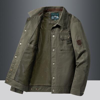 Spring Autumn Jacket Men Cotton Windbreaker Bomber Coat Men's Jackets Man Cargo Casual Jacket Mens Clothes