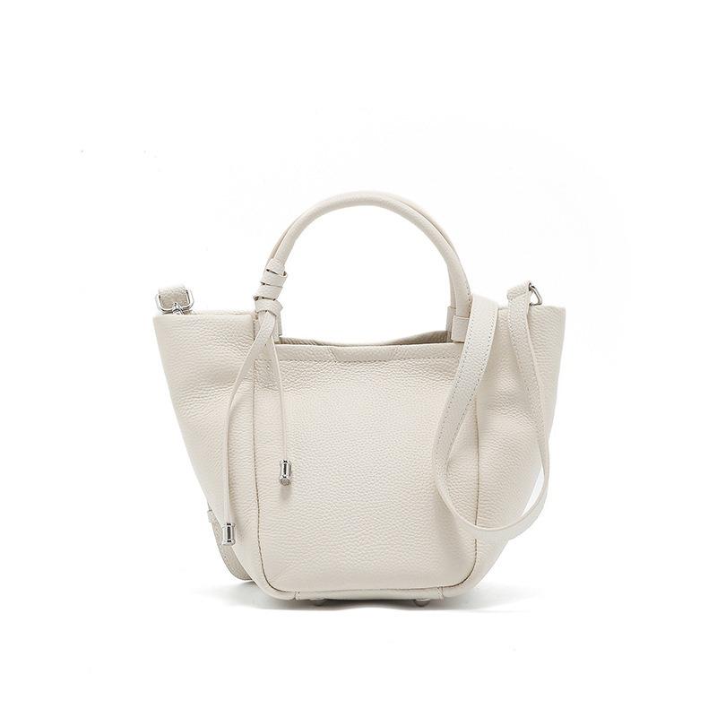 First Layer Rindsleder Umhängetasche Damentasche Foreign Style Korb Korb Bucket Bag Crossbody Bag