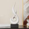 Abstrakt Ildstatue Skrivebordspynt Håndverk Samleobjekter Kreativt Design Resin Flamme Figur Moderne