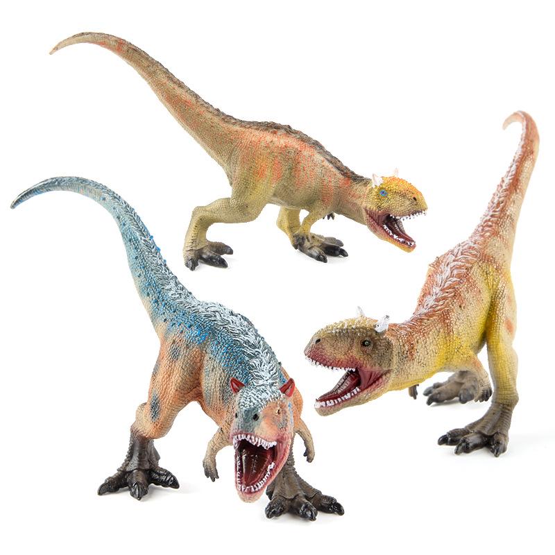 Herbivorous Dinosaur Model: Brachiosaurus & Triceratops Children's Cognitive Toy and Desktop Decoration