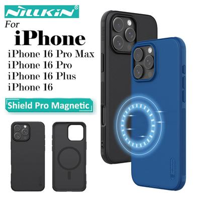 NILLKIN For iPhone 16 Pro Max Plus Phone Case Super Frosted Shield Pro Magnetic Back Cover