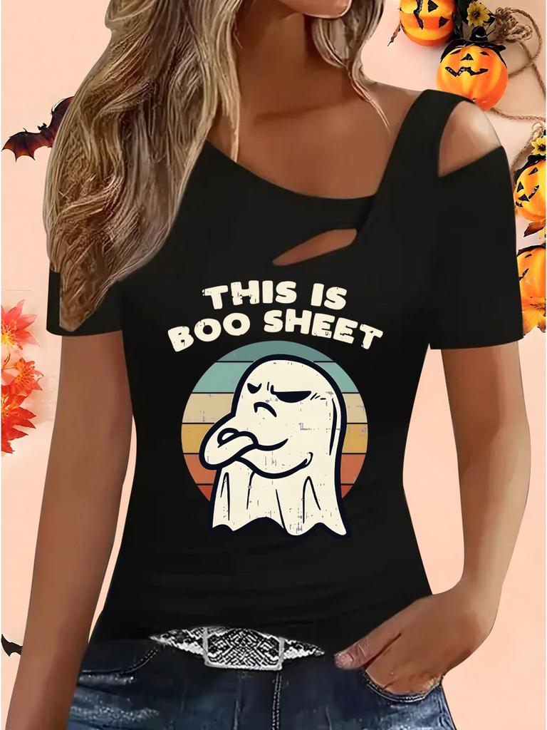 Women's Loose  Halloween and Christmas Gift Tops Blouse Shirt