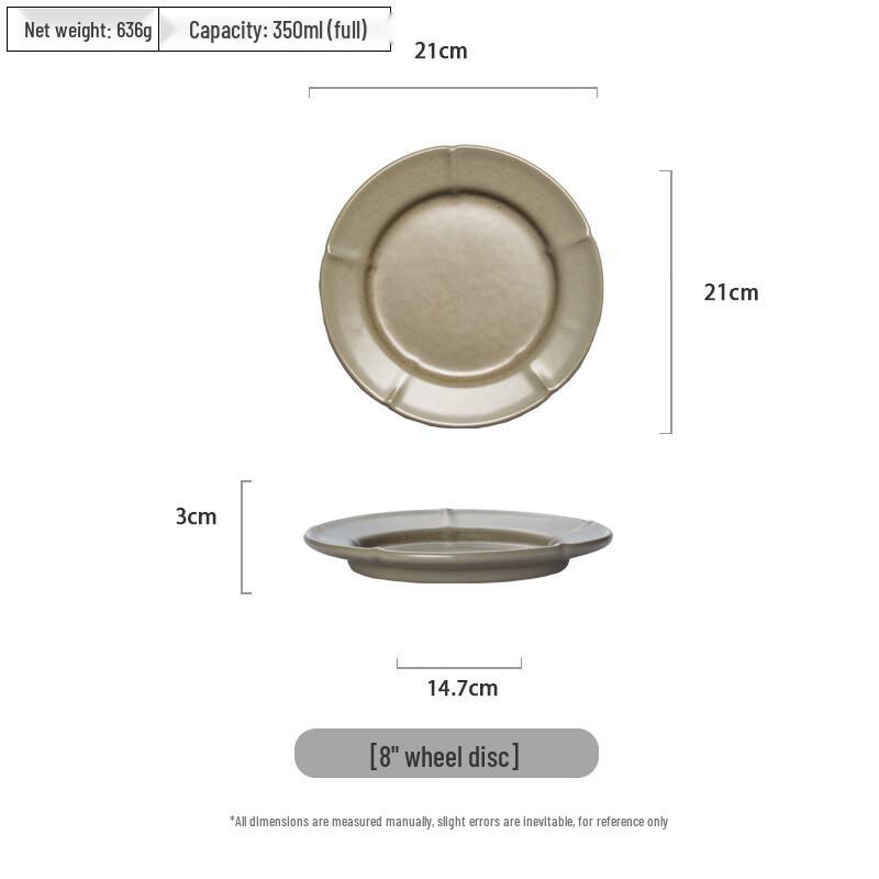 Uto Japanese Ceramic Dinner Plate